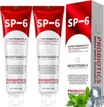 Charger l'image dans la galerie, SP-6 Dentifrice Blanchissant Probiotique — Sourire Plus Blanc &amp; Haleine Fraîche
